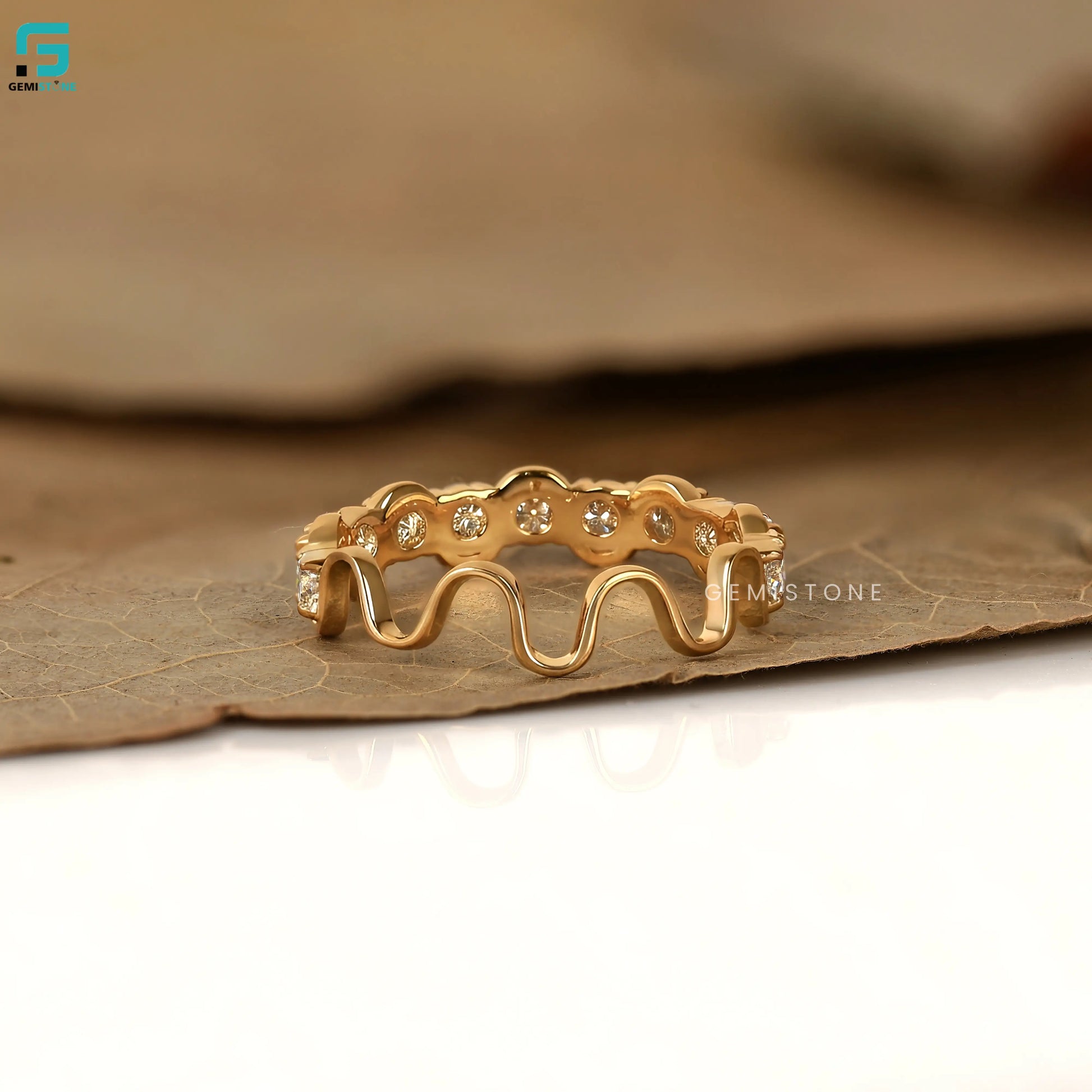 3MM Round Lab Diamond Wedding Band