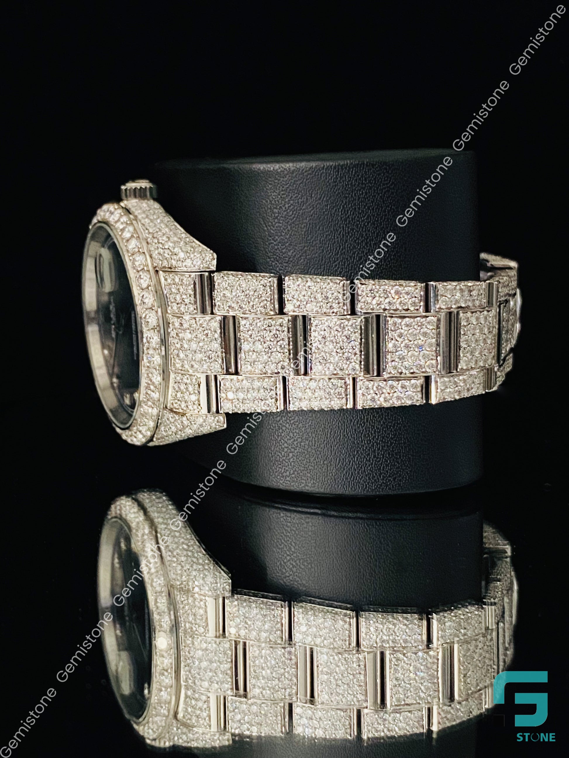 41MM VVS Moissanite Rapper Watch