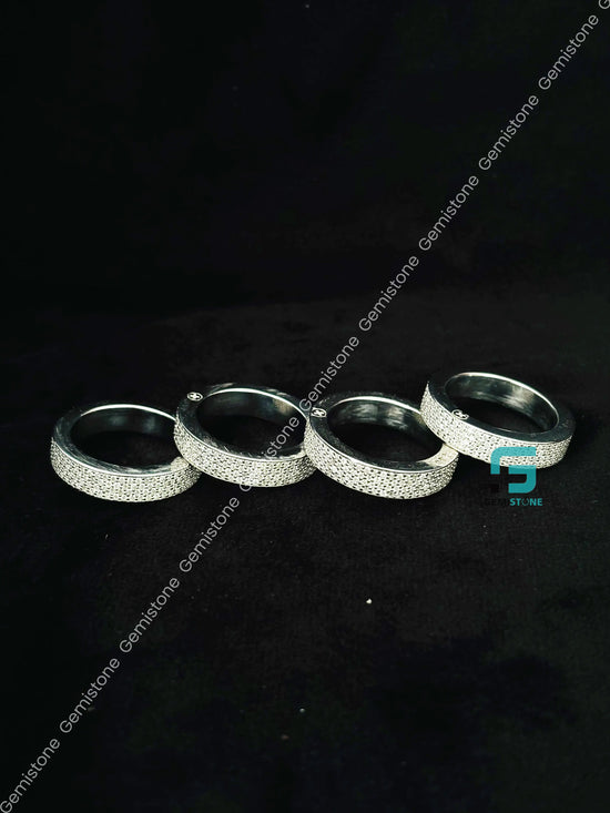 4 Finger Moissanite Diamond Ring