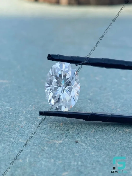 D Colorless VVS 2.00 CT to 8.00 CT Loose Elongoted Oval Moissanite