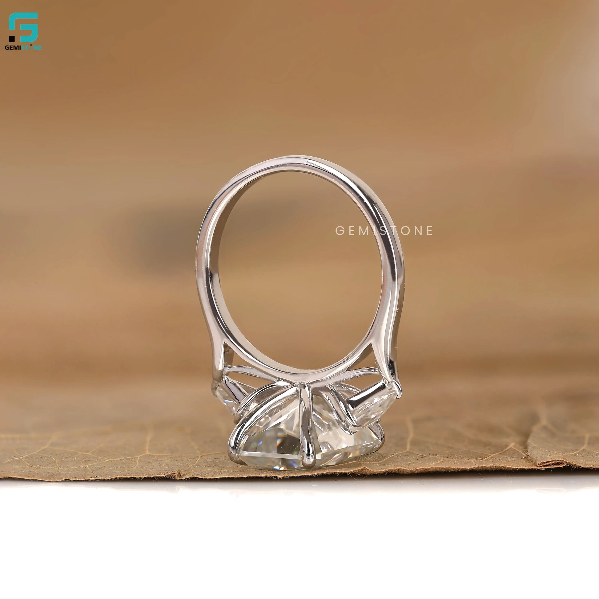 5CT Three Stone Lab Grown Diamond Ring
