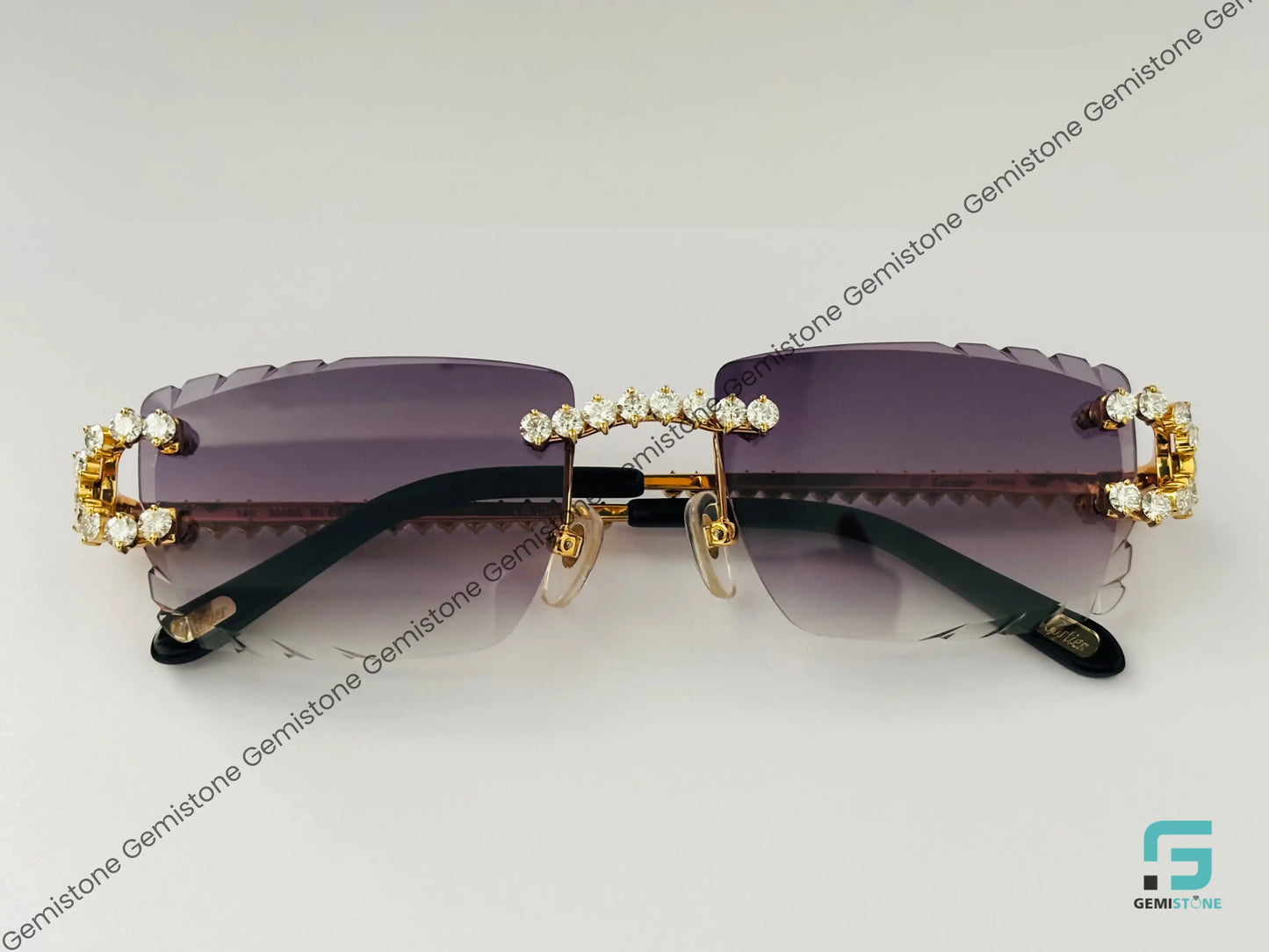 5MMb Moissanite Sunglasses Stainless Steel