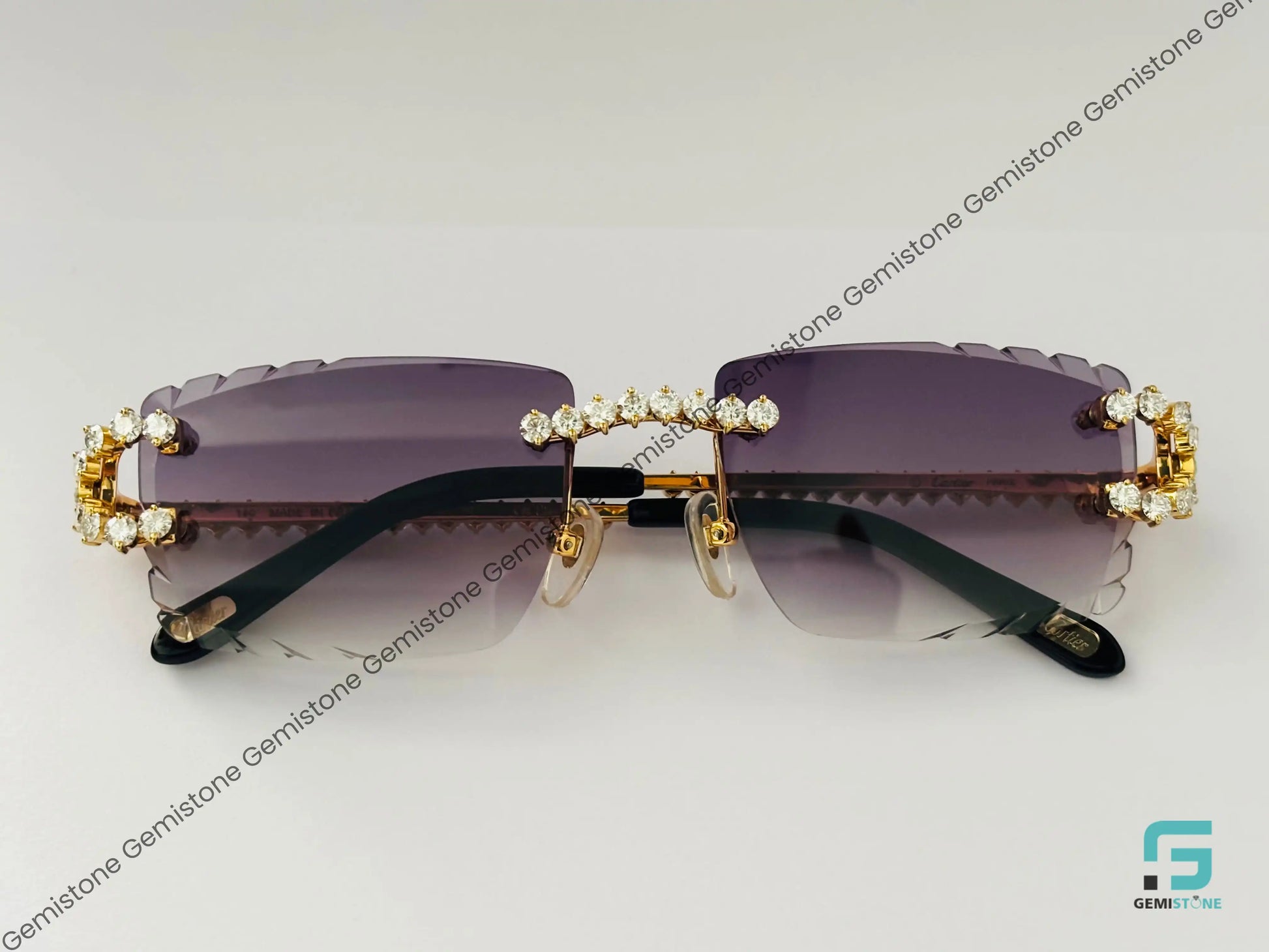 5MMb Moissanite Sunglasses Stainless Steel
