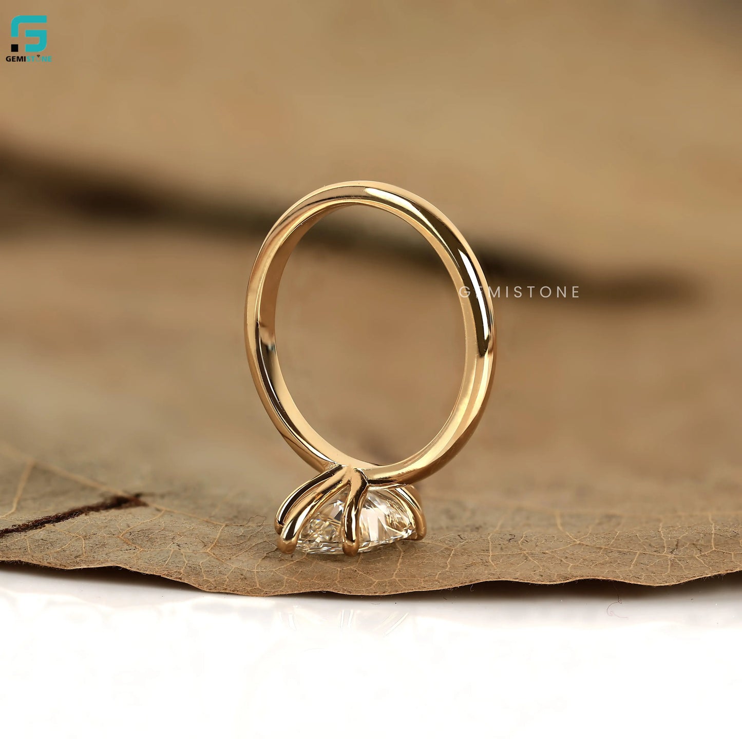6Prong Marquise Cut Solitaire Lab Diamond Ring 
