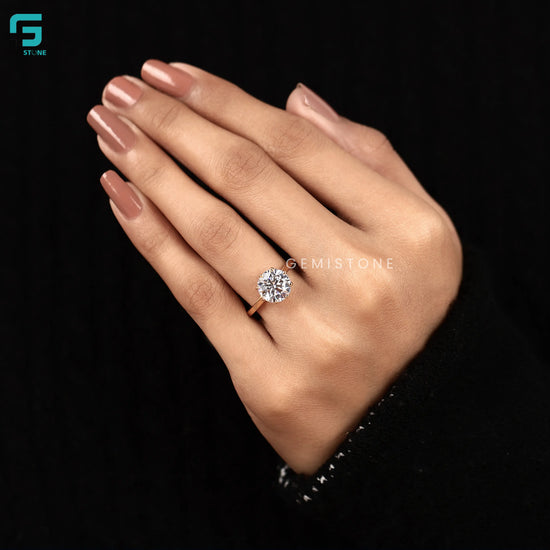 6Prong Round Lab Grown Diamond Wedding Ring
