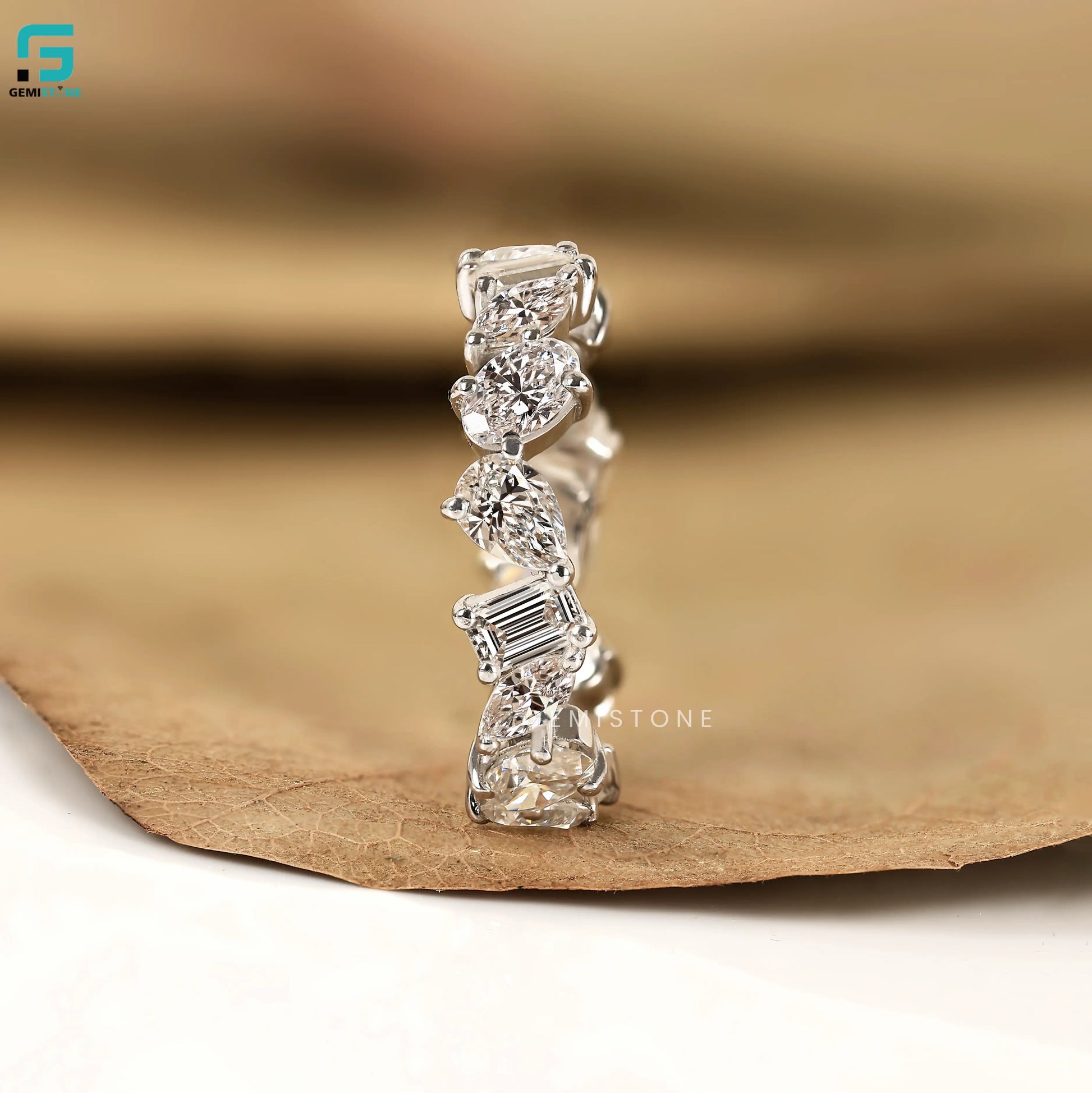 7.5CT Multi Shape Band For Women