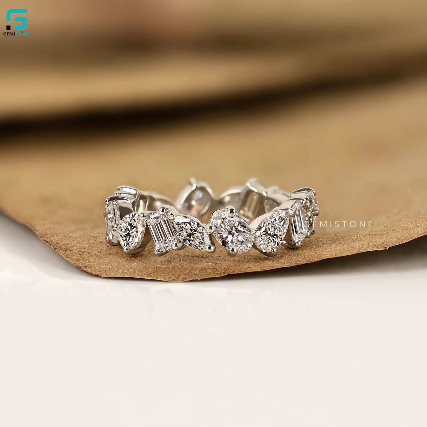7.5 CT Lab Diamond Multi Shape Band