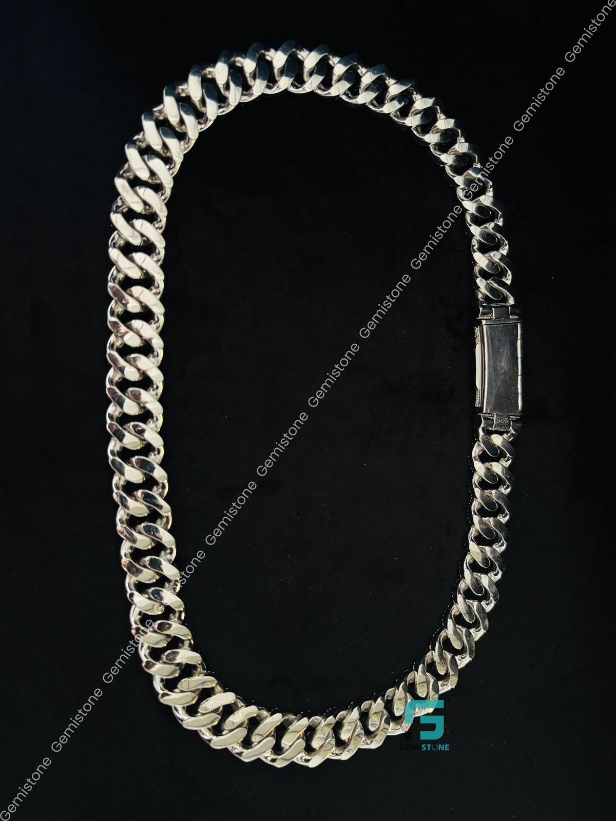 18MM Cuban Link Star Shape Clasp Moissanite Rappers Chain