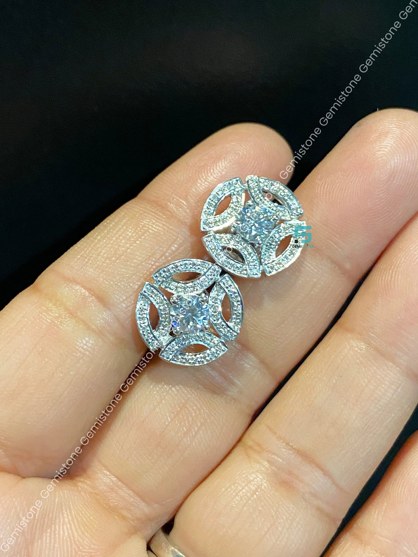 925 Silver Meghan Markle Earring For Her