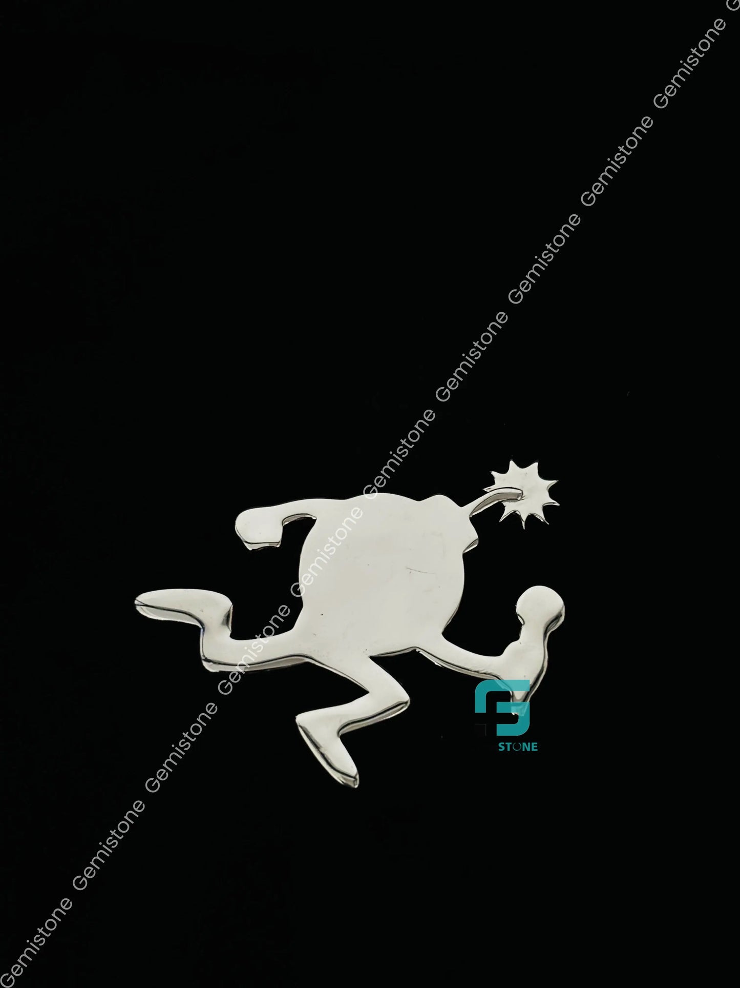 925 Silver Bomb Character Pendant