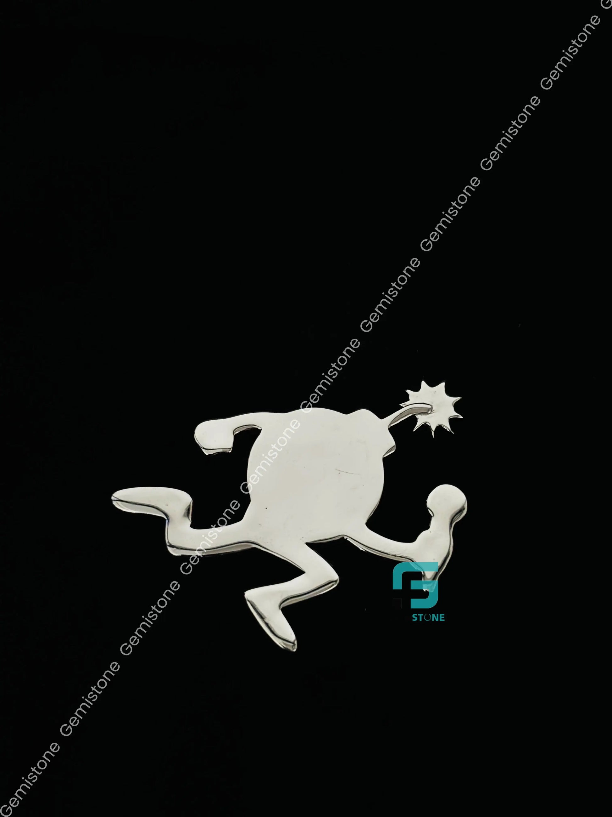 925 Silver Bomb Character Pendant