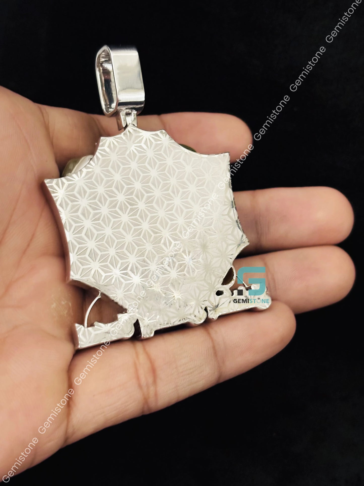 925 Silver Bull Dog Pendant