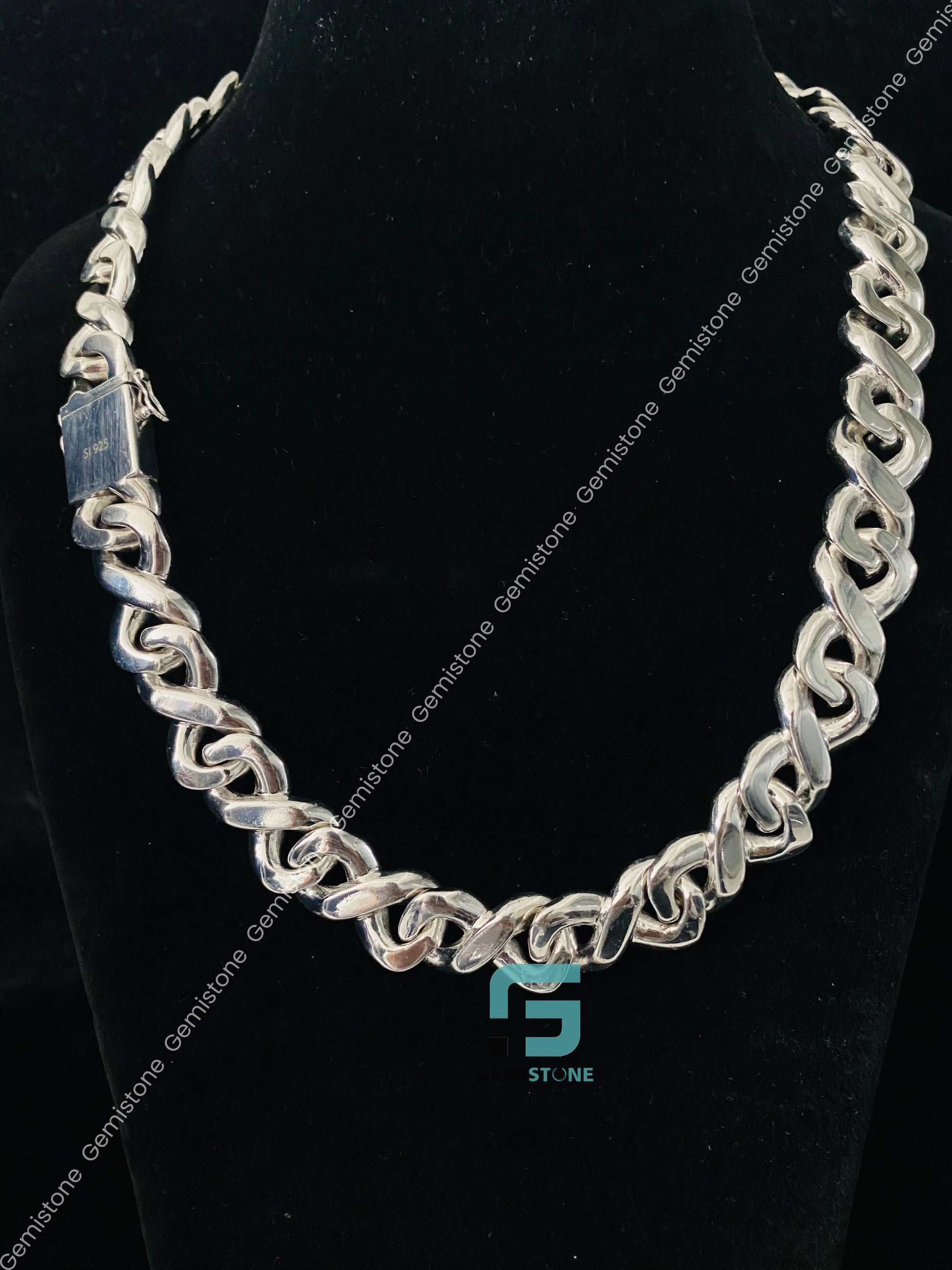925 Silver Cuban Link Necklace