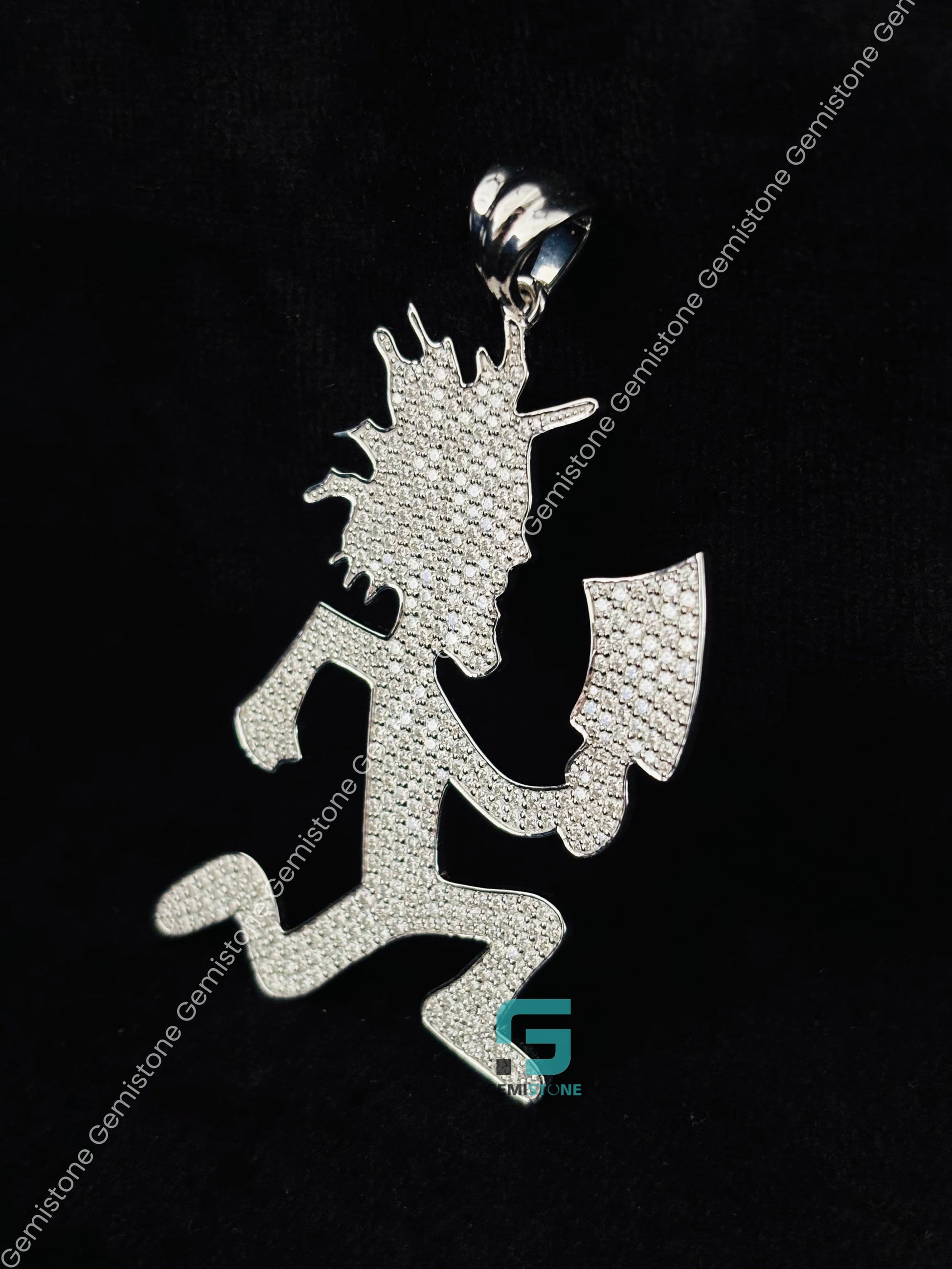 925 Silver Hatchet_Man Pendant Best Christmas Gift