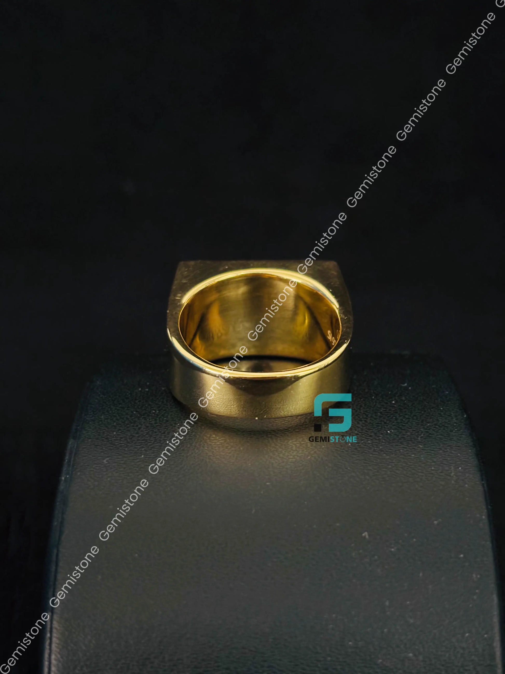 925 Silver Kurdistan Flag Moissanite Hip Hop Ring For Men
