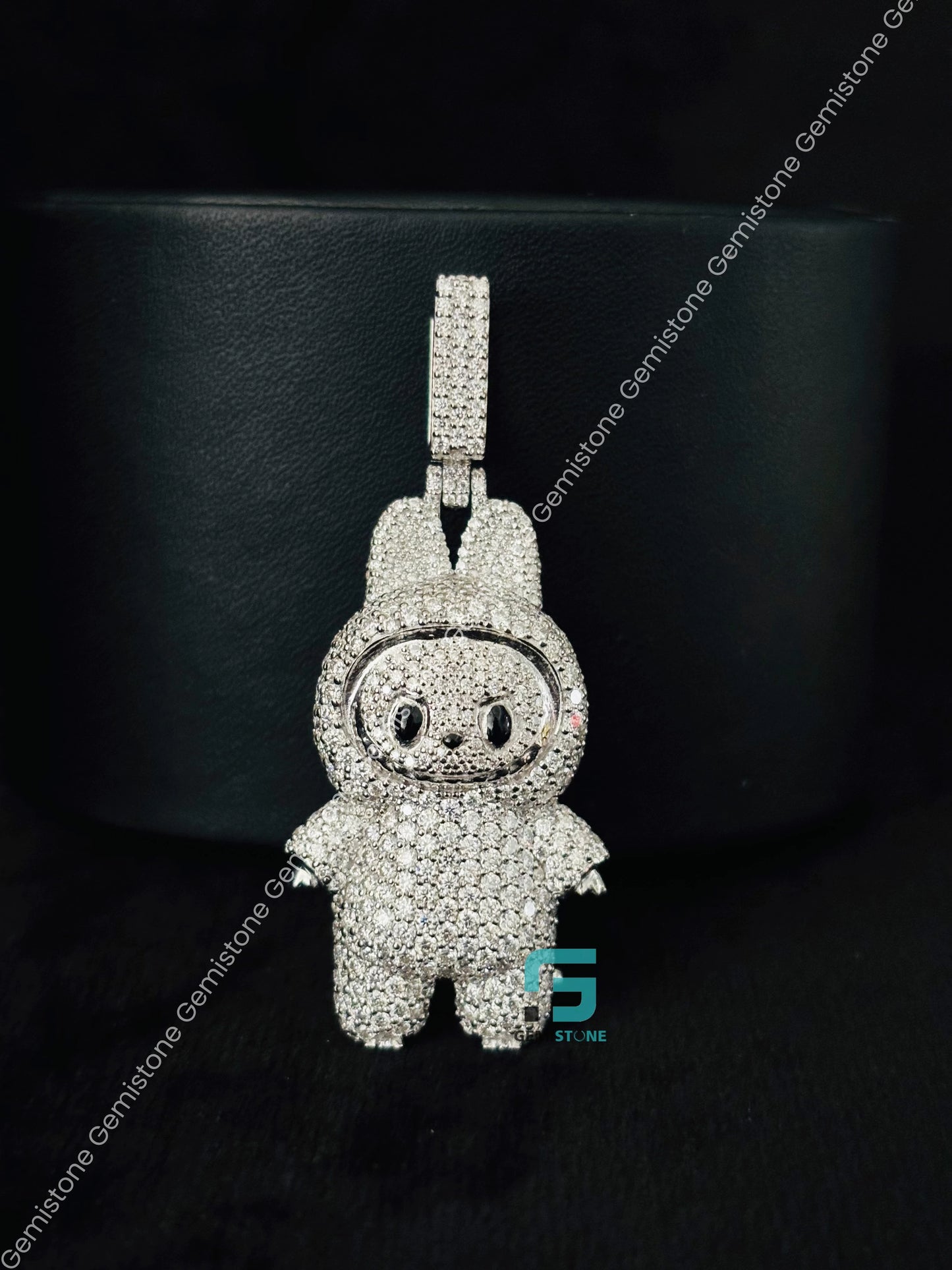 925 Silver Labubu Pendant