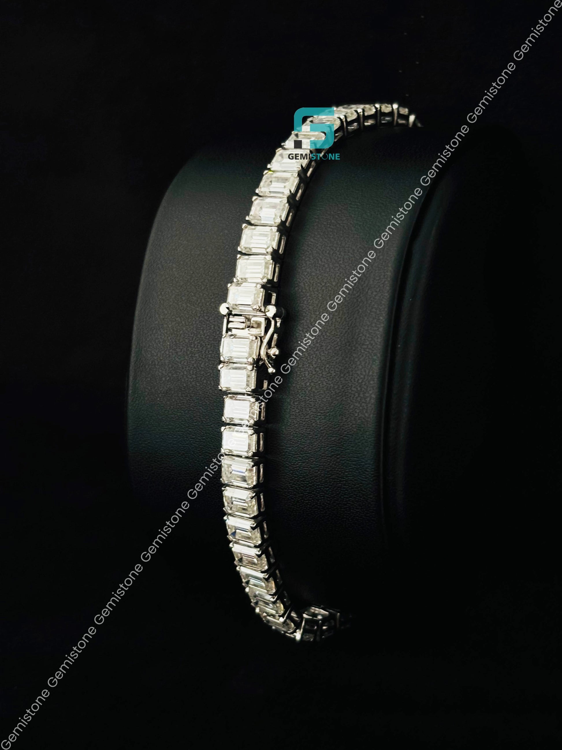 925 Silver Luxury Moissanite Tennis Bracelet