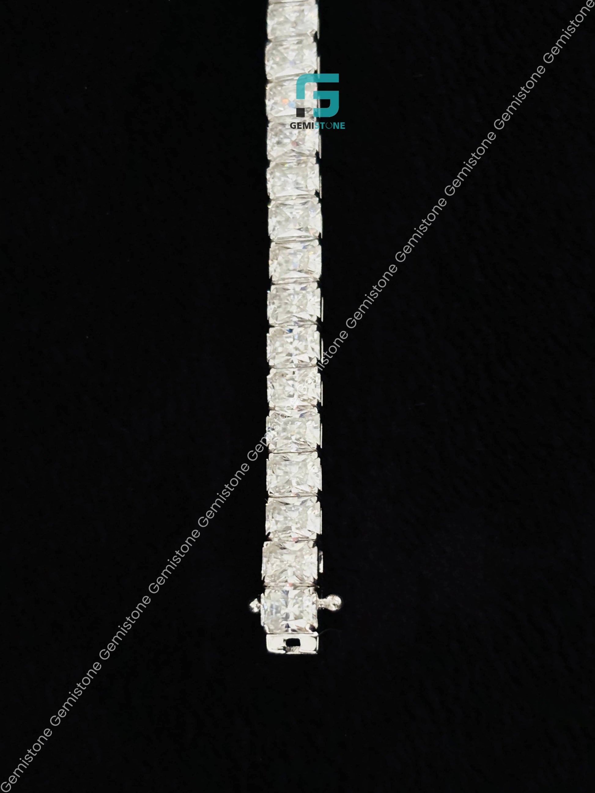 925 Silver Moissanite Tennis Bracelet