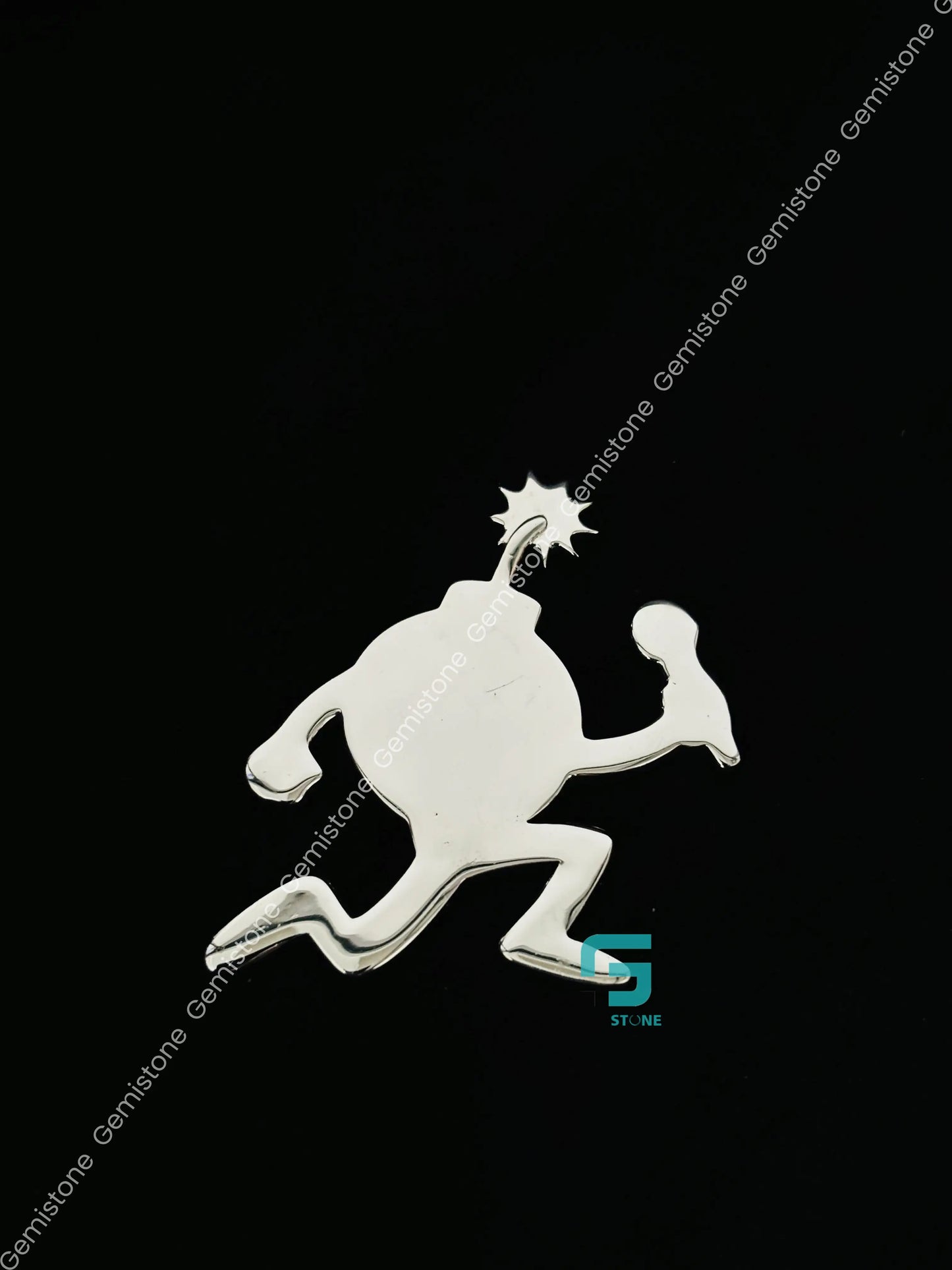 925 Silver Plain Cartoon Pendant