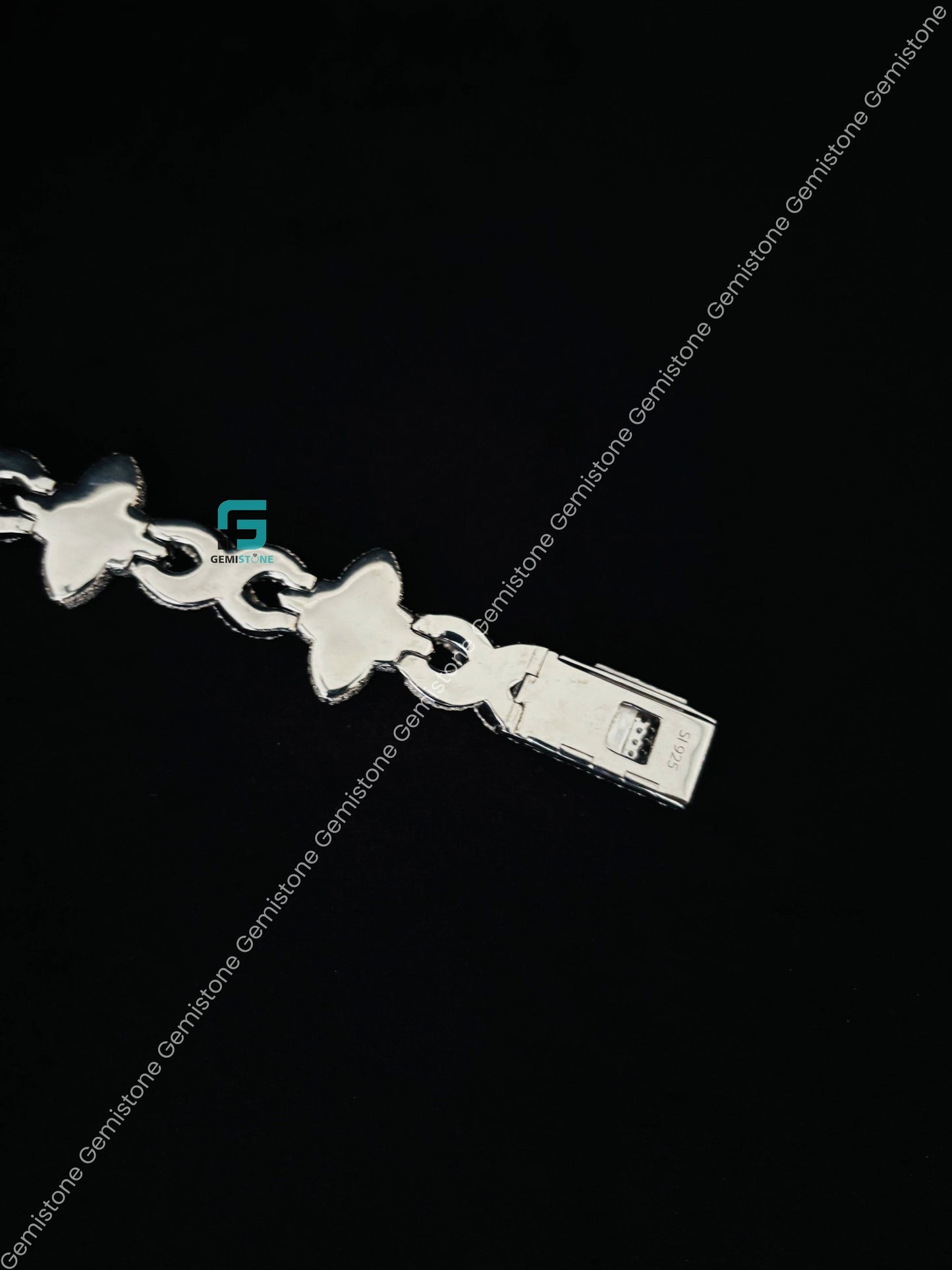 925 Silver VVS Moissanite Bracelet for Her