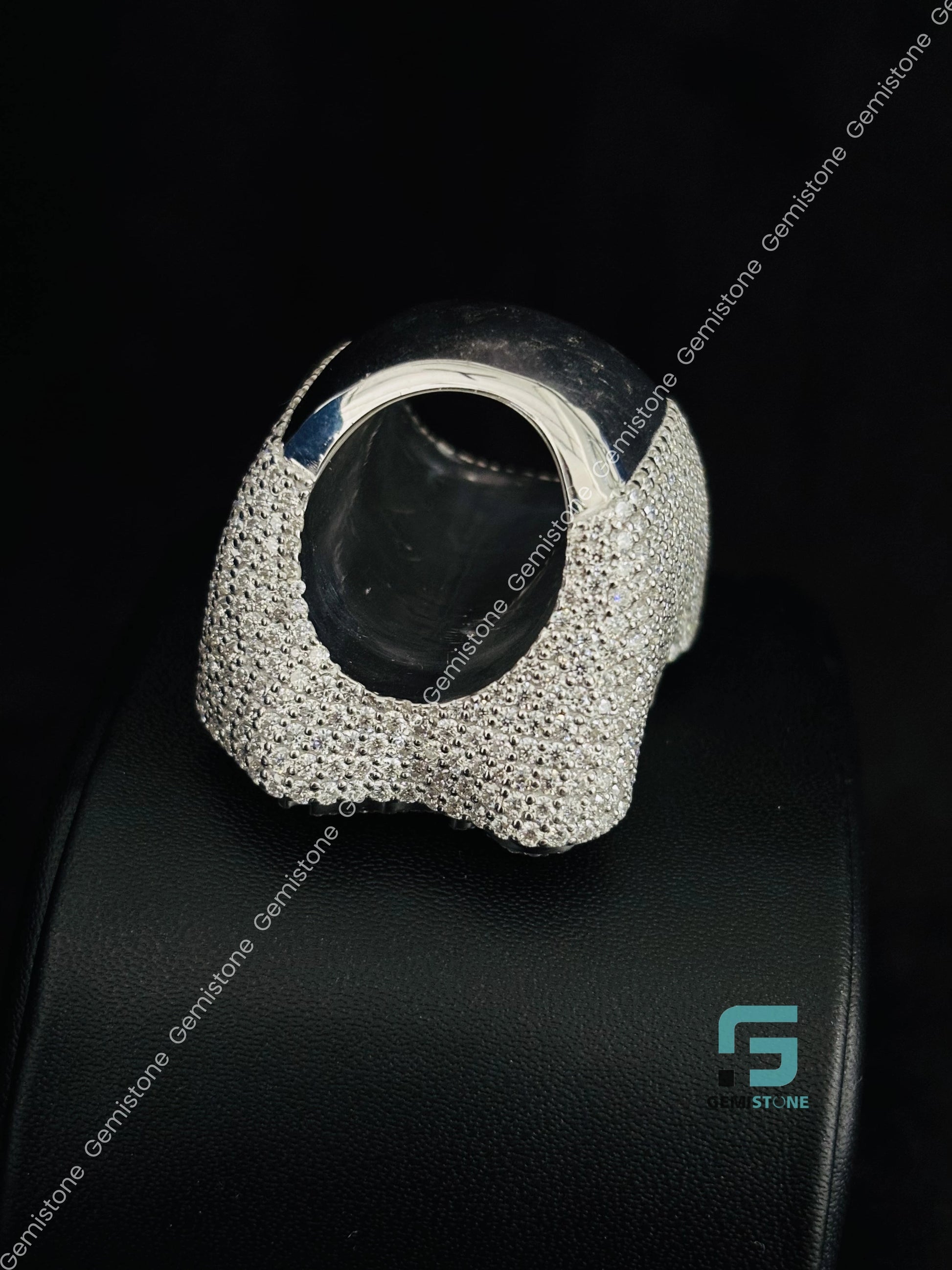 925 Silver moissanite Stunning Ring
