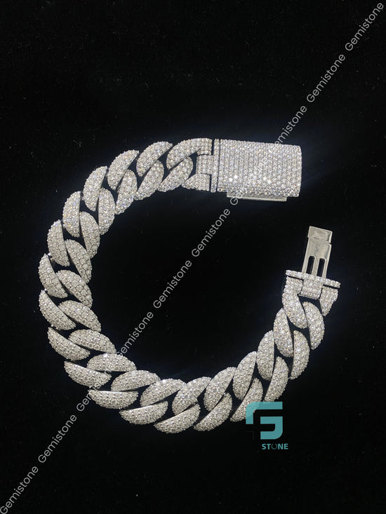 925 Starling Silver Moissanite Luxury Bracelet