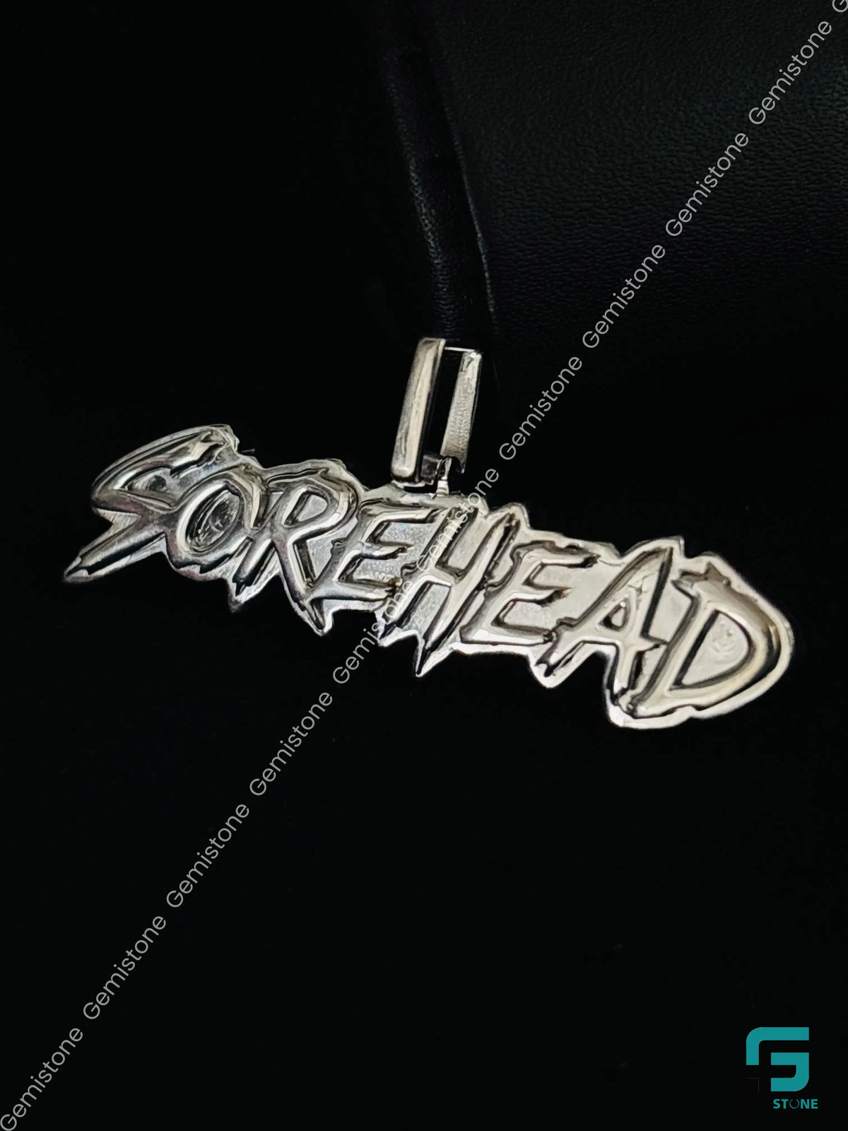 925 Sterling Silver Bust Down Custom Name Pendant For Women