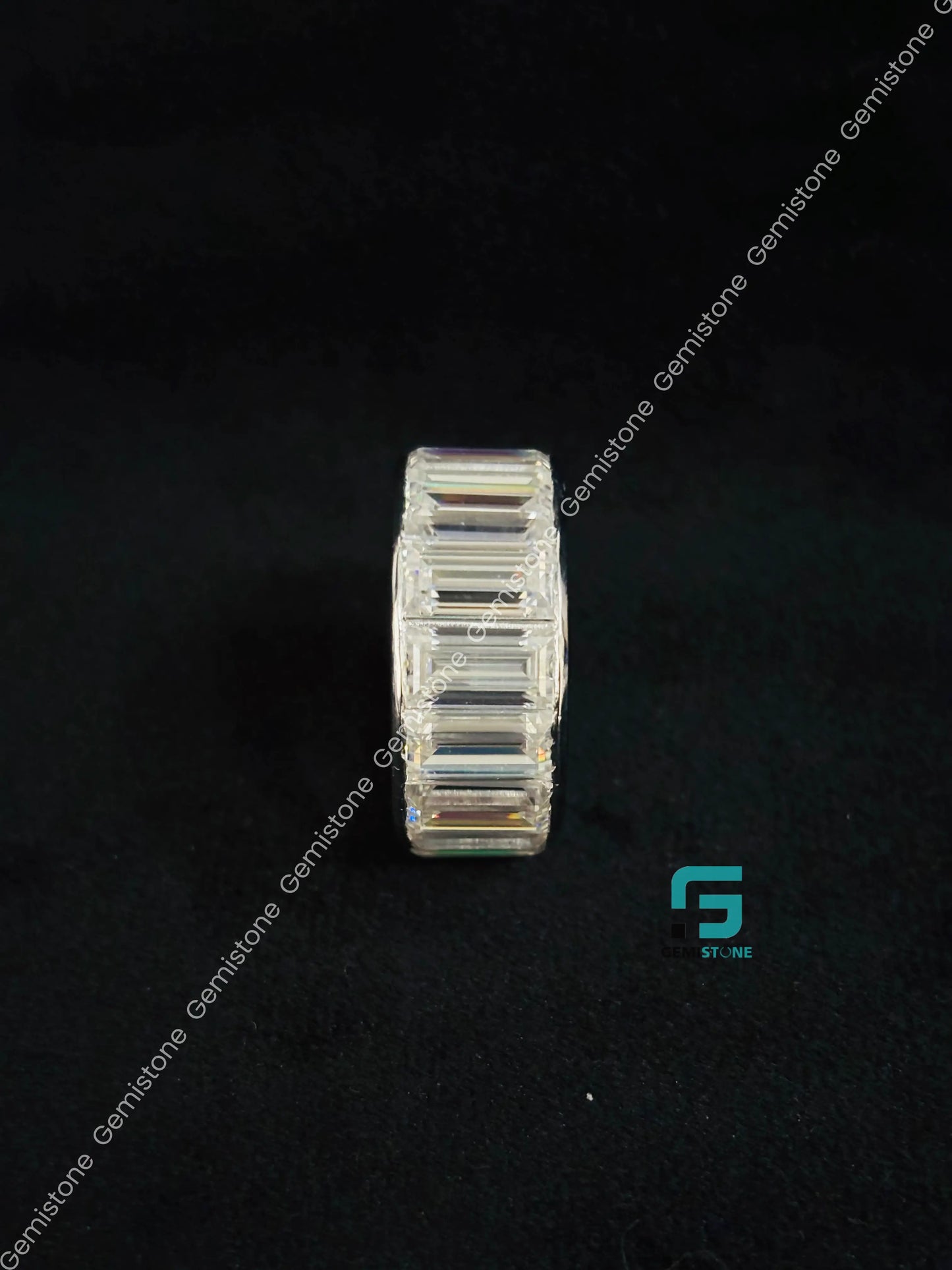 925 Sterling Silver Fully White Eternity Band For Women