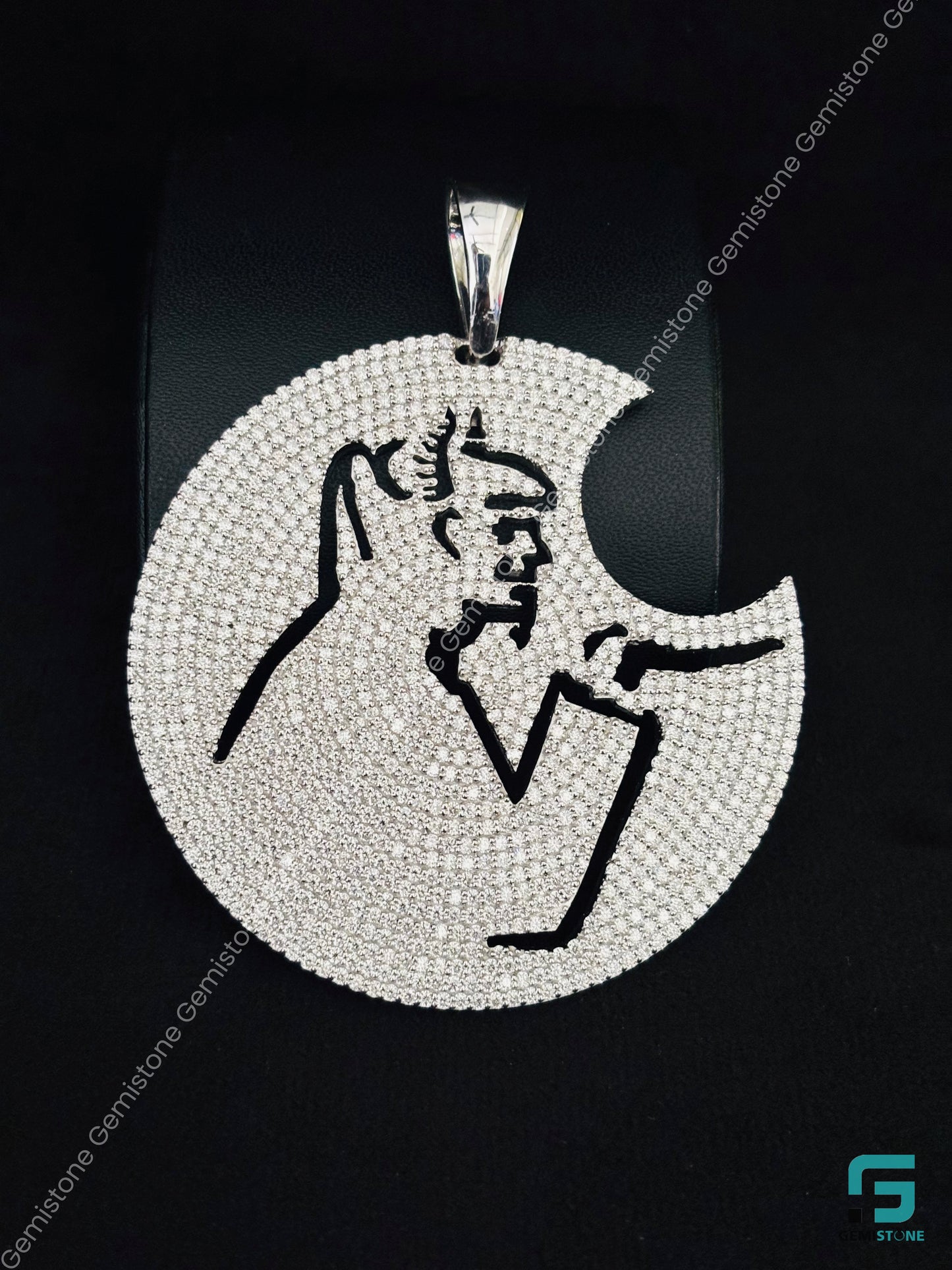 925 Sterling_Silver ICP twiztid Boondox Moisanite Pendant
