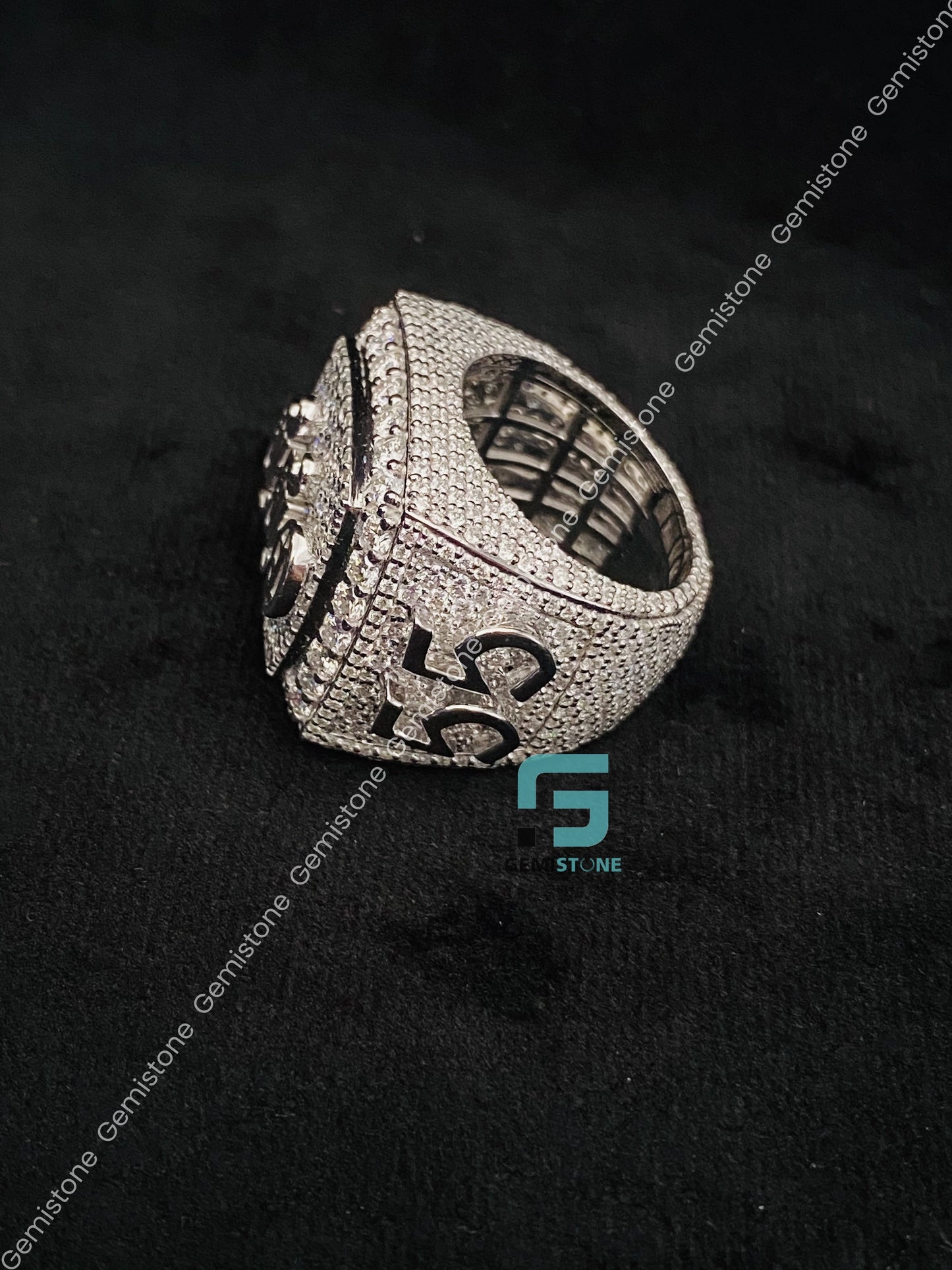 925 VVS Moissanite Diamond Sterling Silver Ring