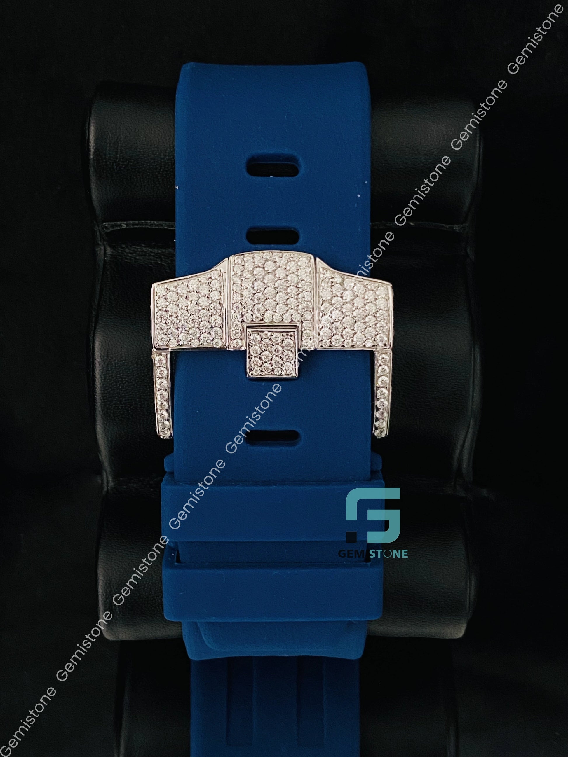AP Moissanite Colorful Arabic Number Face Dial Watch