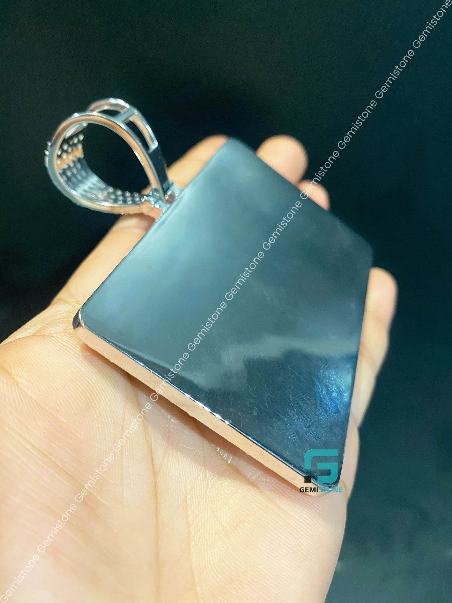 ATM Card Moissanite Pendant
