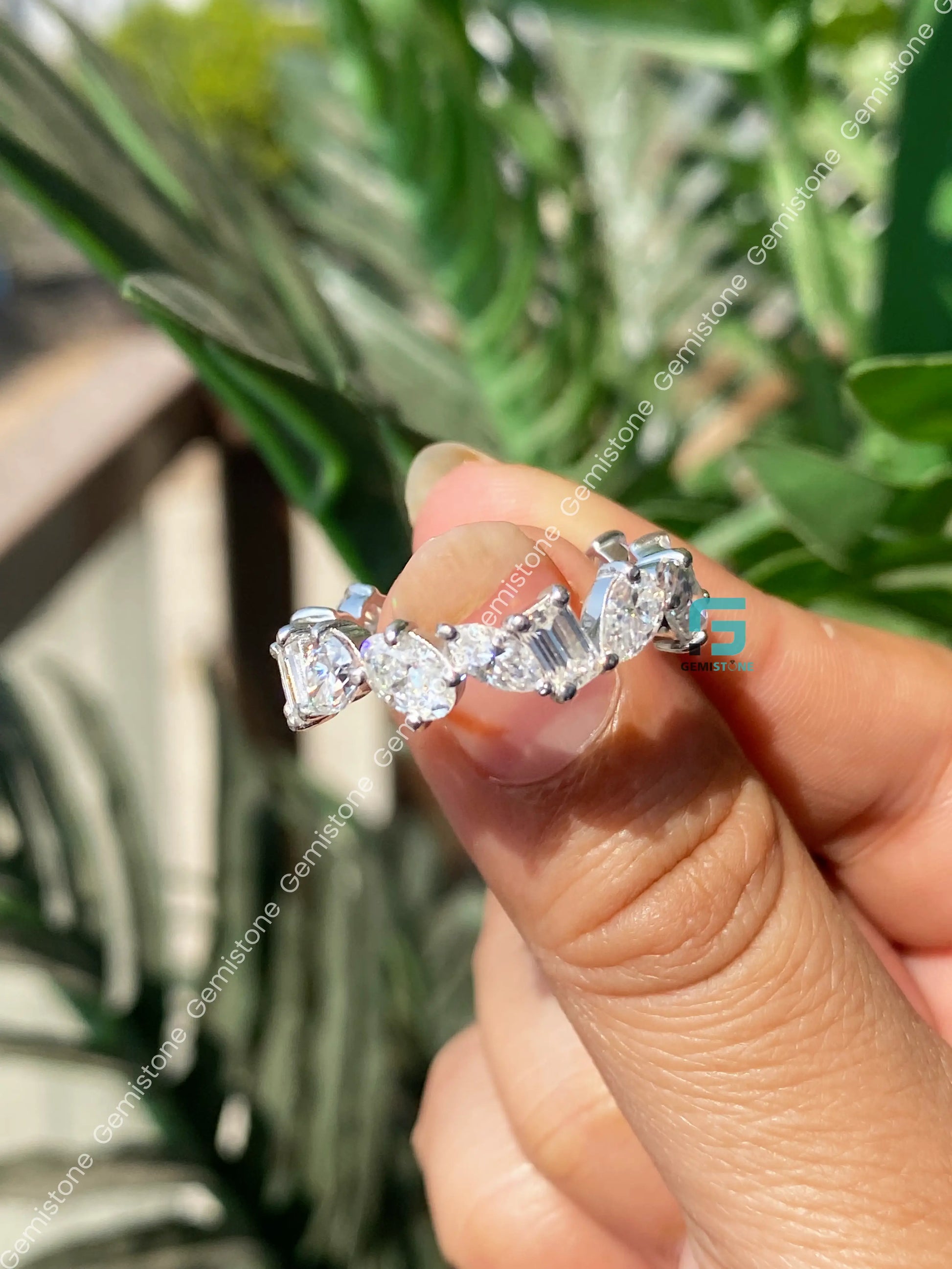 Alternative Pave Matching Stacking Band