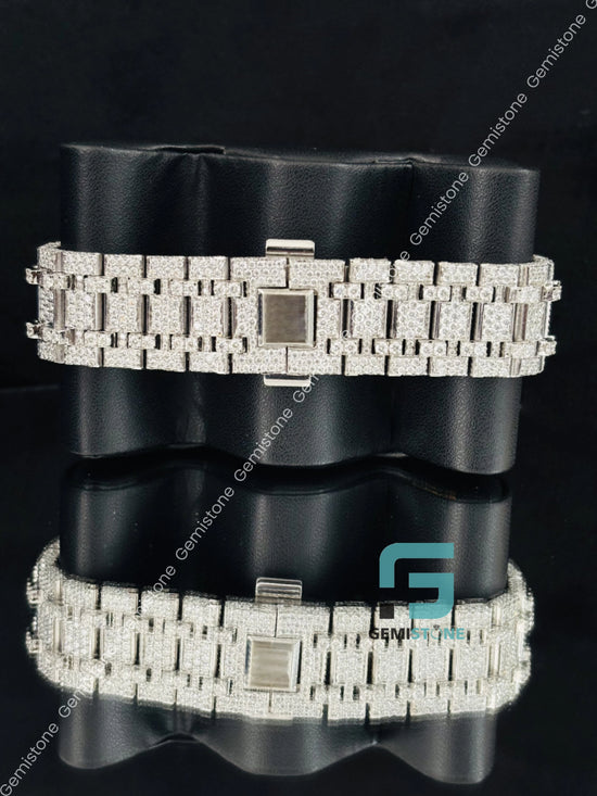 Ap Moissanite Iced Out Big Bezel Watch for Him