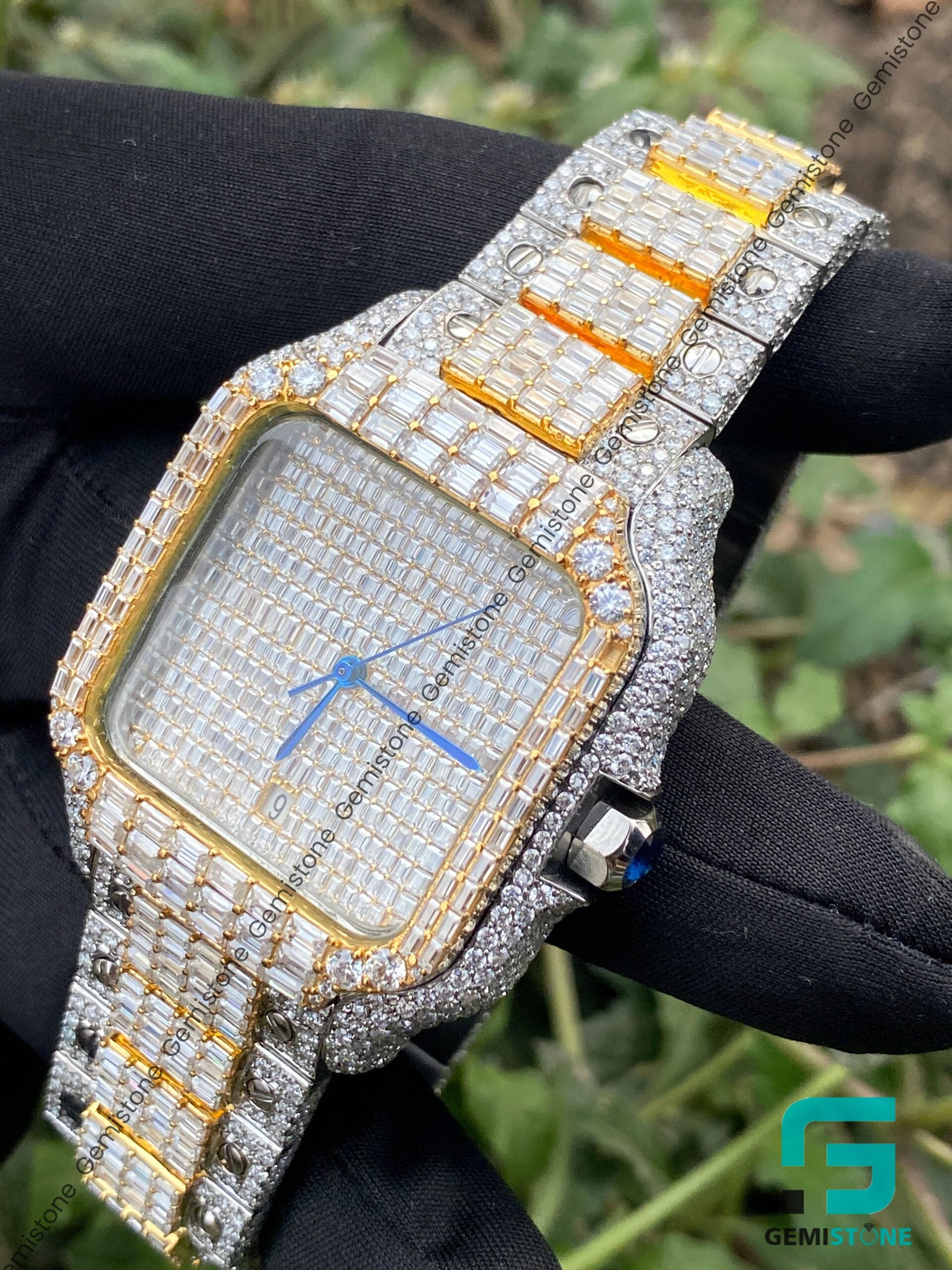 Automatic-Cartier-Daimond-Watch