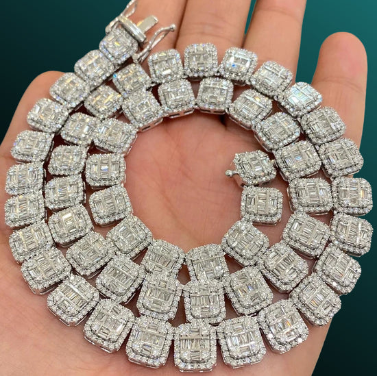 Baguette-Moissanite-Necklace