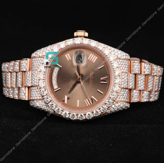 Beze Dial Diamond Watch 