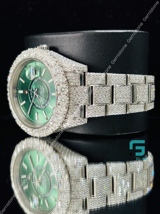 Big Bezel Moissanite Watchs