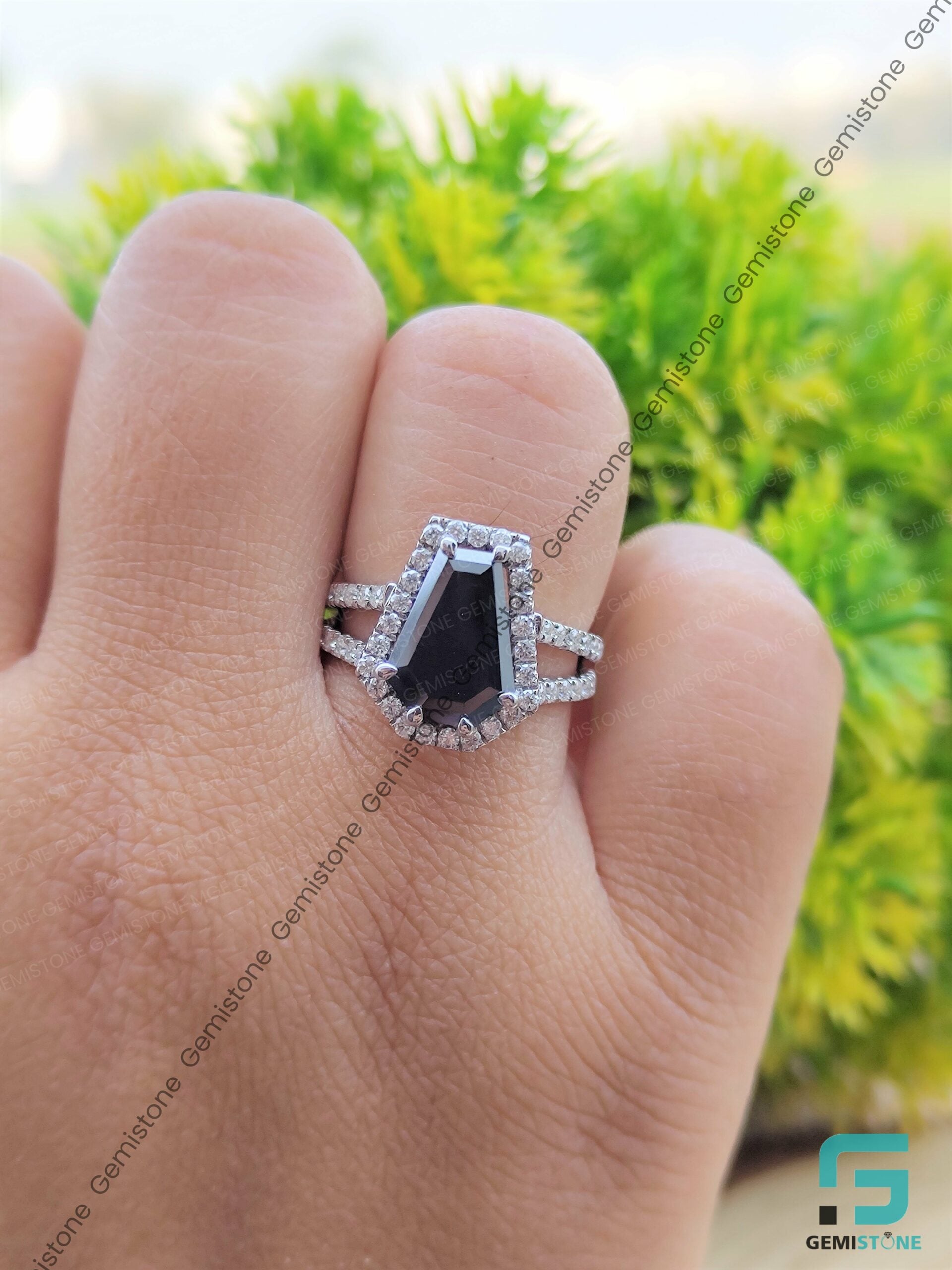 Black-Coffin-Cut-Ring-For-Women