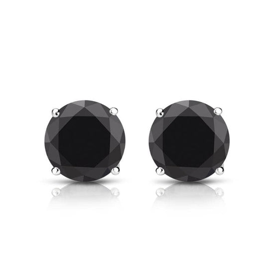 Black-Diamodn-Stud-Earrings