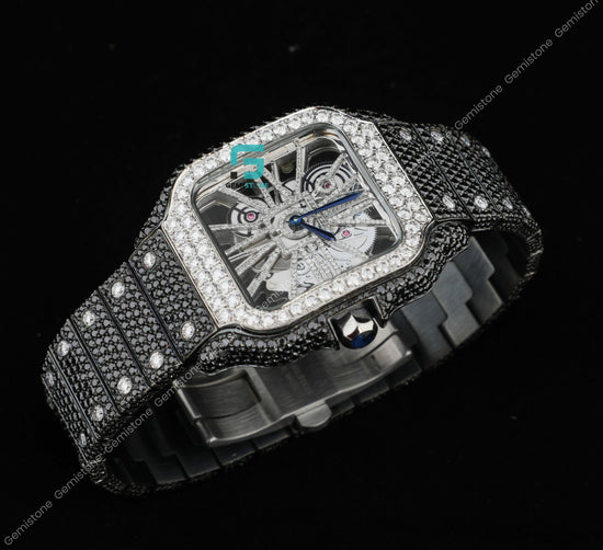 Black-Mosisanite-Diamond-Watch-scaled