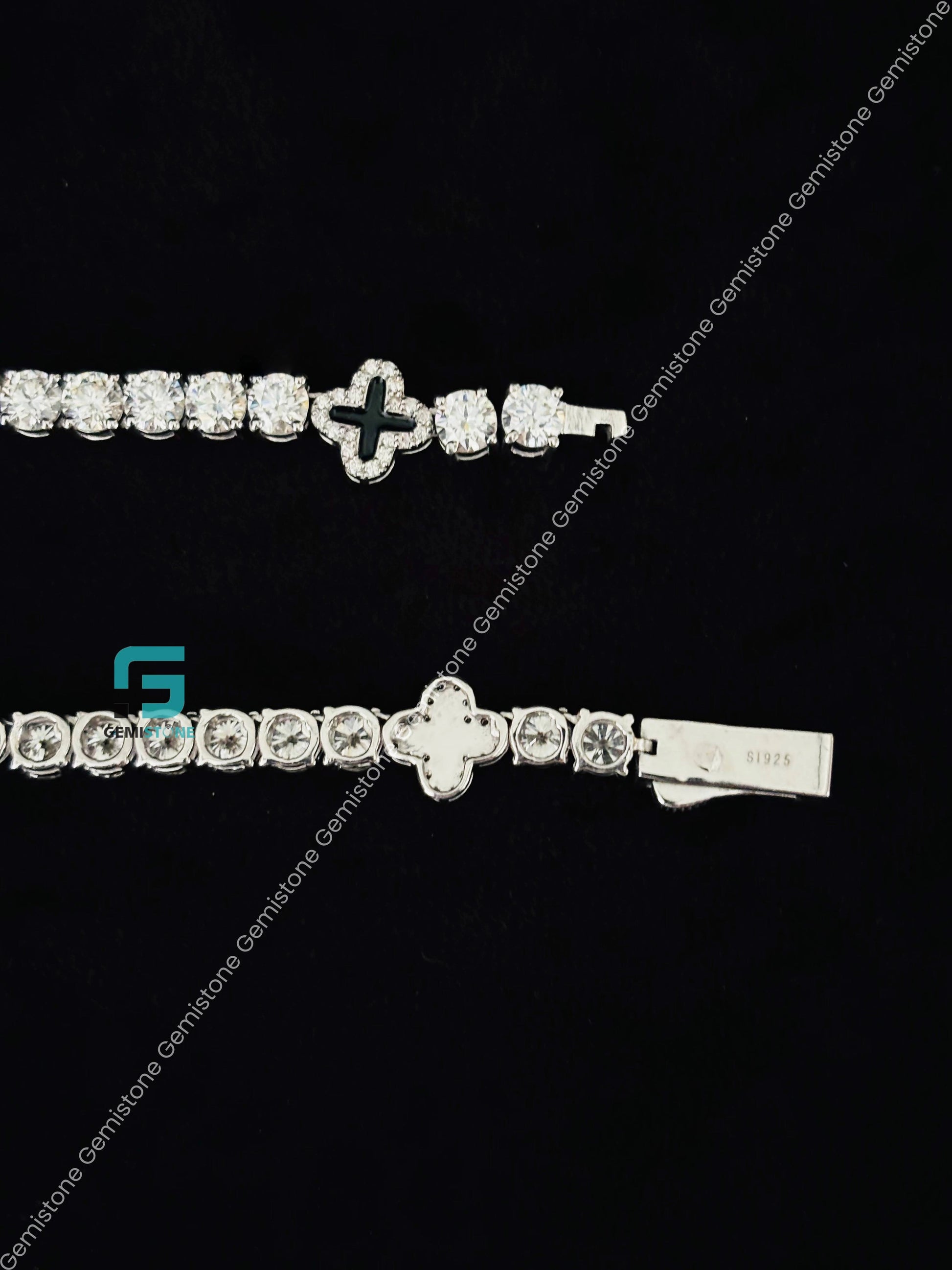 Black Clover Moissanite Hip Hop Chain