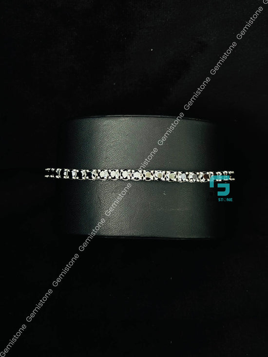 Black Moissanite Tennis Bracelet For Women