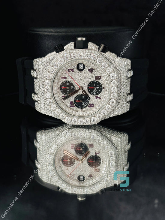 Black Number Moissanite Ap Watch