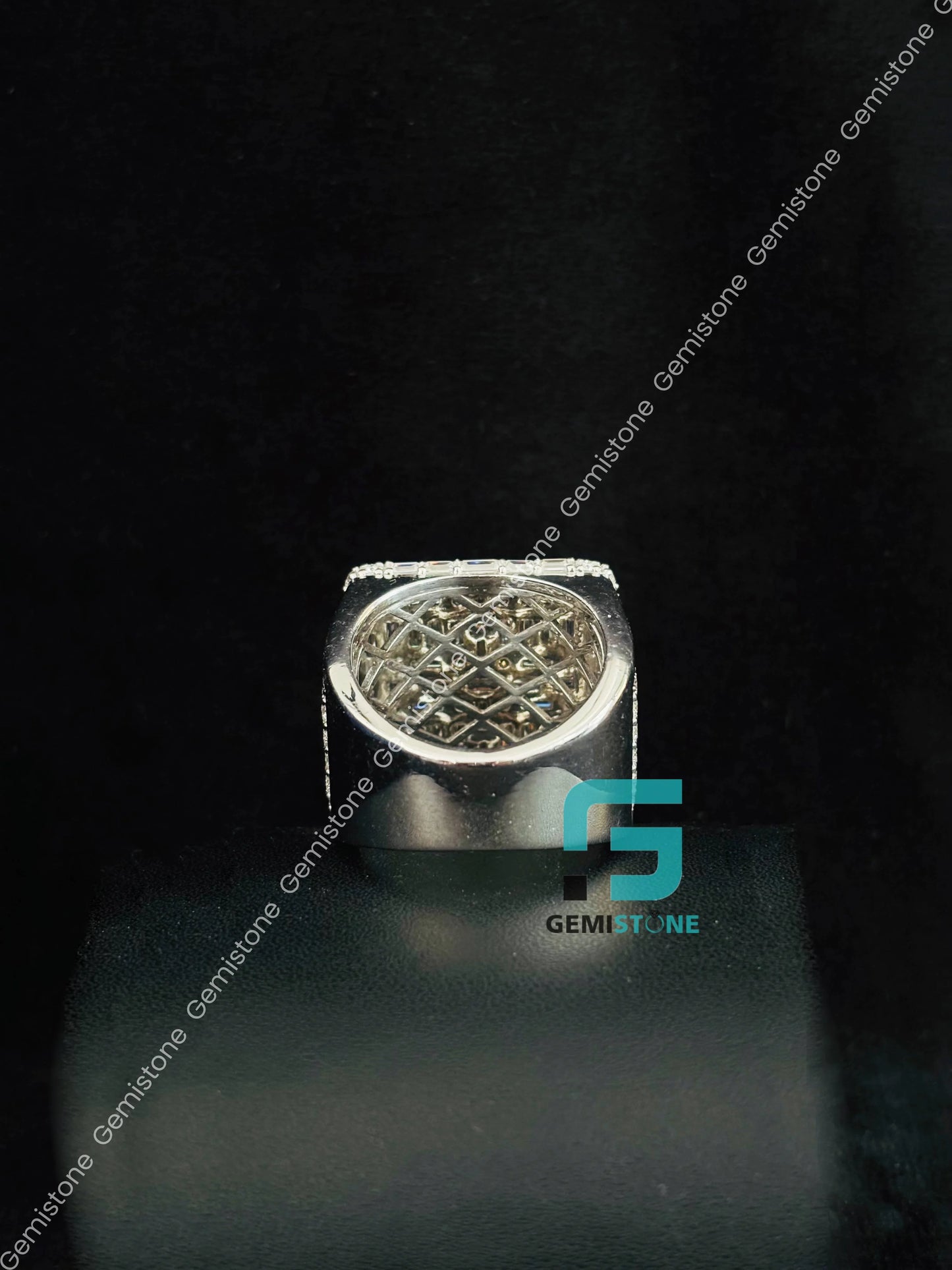 Bling Hip Hop Round Diamond Rings