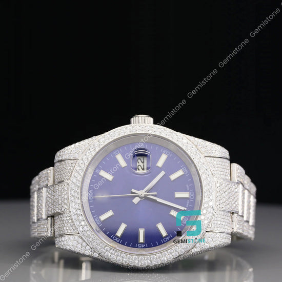 Blue-Dial-Diamond-Watch-1