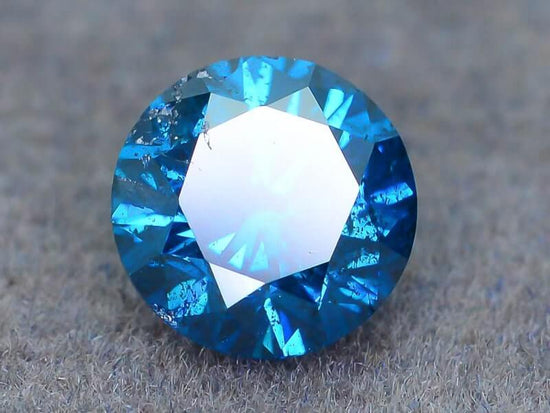 10.50MM [4.50CT] Round Fancy Blue Loose Moissanite Excellent Cut