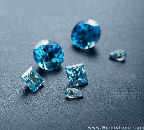 10.00MM [4.00CT] Round Fancy Blue Loose Moissanite Excellent Cut
