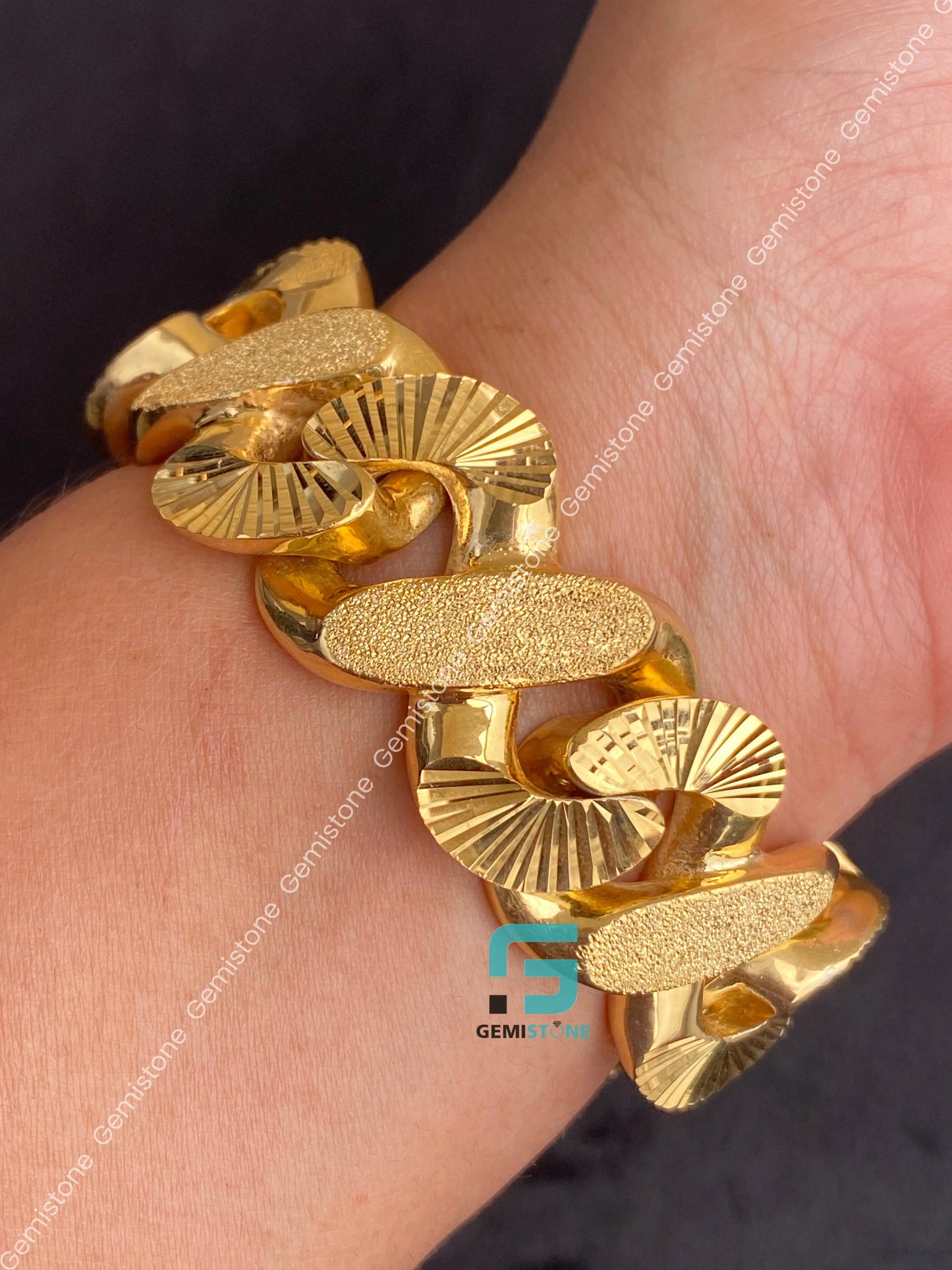 Bust Down Dust Cuban Link Bracelet