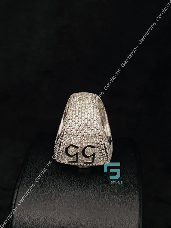 Bust Down Hip Hop Custom Moissanite Ring